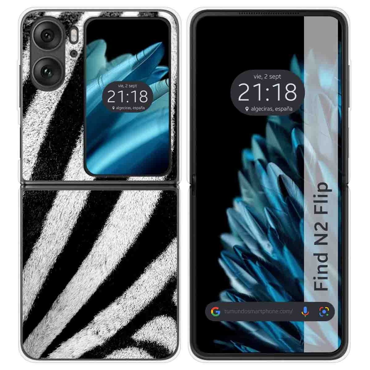 Funda Carcasa Dura para Oppo Find N2 Flip 5G diseño Animal 02 Dibujos
