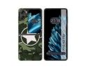Funda Carcasa Dura para Oppo Find N2 Flip 5G diseño Camuflaje 01 Dibujos