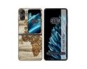 Funda Carcasa Dura para Oppo Find N2 Flip 5G diseño Madera 07 Dibujos