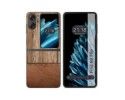 Funda Carcasa Dura para Oppo Find N2 Flip 5G diseño Madera 09 Dibujos