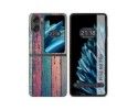 Funda Carcasa Dura para Oppo Find N2 Flip 5G diseño Madera 10 Dibujos