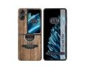 Funda Carcasa Dura para Oppo Find N2 Flip 5G diseño Madera 11 Dibujos