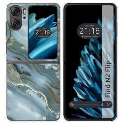 Funda Carcasa Dura para Oppo Find N2 Flip 5G diseño Mármol 09 Dibujos