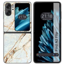 Funda Carcasa Dura para Oppo Find N2 Flip 5G diseño Mármol 13 Dibujos