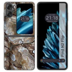 Funda Carcasa Dura para Oppo Find N2 Flip 5G diseño Mármol 14 Dibujos