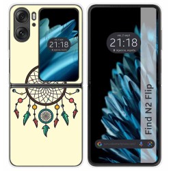 Funda Carcasa Dura para Oppo Find N2 Flip 5G diseño Atrapasueños Dibujos