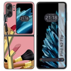 Funda Carcasa Dura para Oppo Find N2 Flip 5G diseño Brochas Dibujos