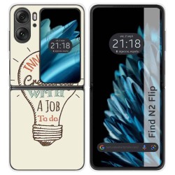 Funda Carcasa Dura para Oppo Find N2 Flip 5G diseño Creativity Dibujos