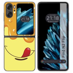 Funda Carcasa Dura para Oppo Find N2 Flip 5G diseño Helado Vainilla Dibujos