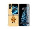 Funda Carcasa Dura para Oppo Find N2 Flip 5G diseño Jirafa Dibujos