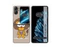 Funda Carcasa Dura para Oppo Find N2 Flip 5G diseño Leon Dibujos