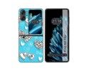 Funda Carcasa Dura para Oppo Find N2 Flip 5G diseño Mariposas Dibujos