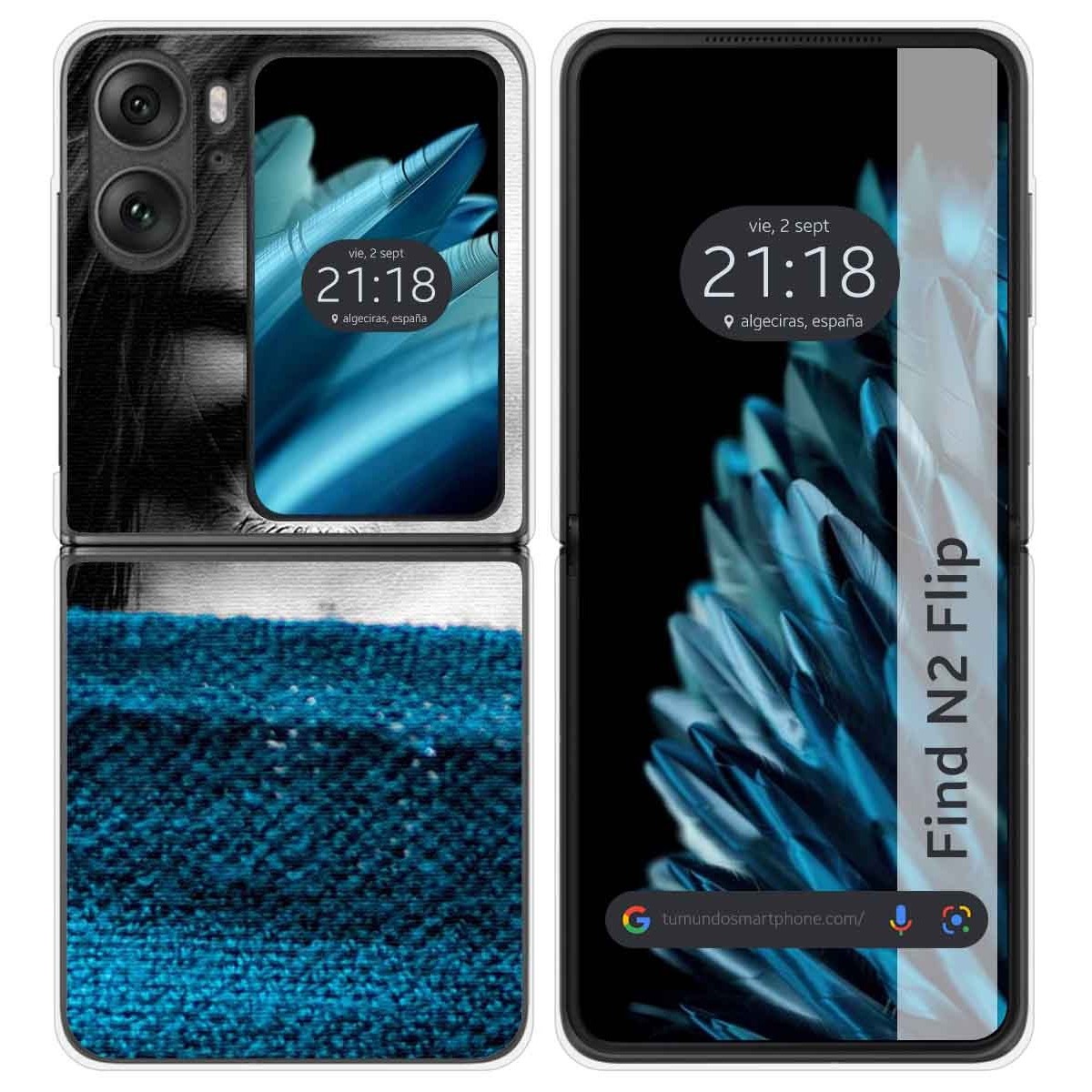 Funda Carcasa Dura para Oppo Find N2 Flip 5G diseño Ojo Dibujos