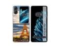 Funda Carcasa Dura para Oppo Find N2 Flip 5G diseño Paris Dibujos