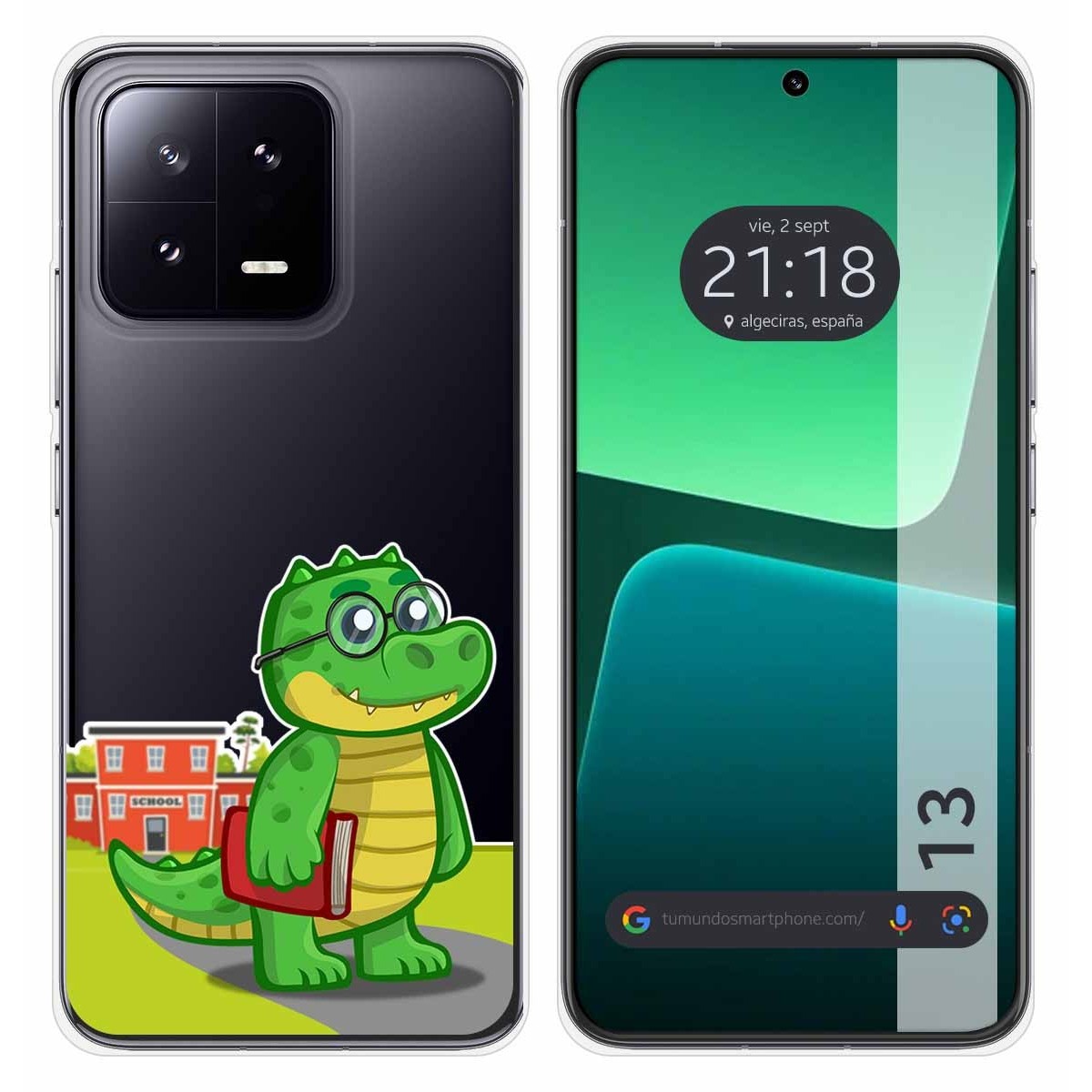 Funda Silicona Transparente compatible con Xiaomi 13 5G diseño Coco Dibujos