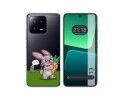 Funda Silicona Transparente compatible con Xiaomi 13 5G diseño Conejo Dibujos