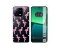 Funda Silicona Transparente compatible con Xiaomi 13 5G diseño Flamenco Dibujos