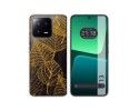 Funda Silicona Transparente compatible con Xiaomi 13 5G diseño Hojas Dibujos