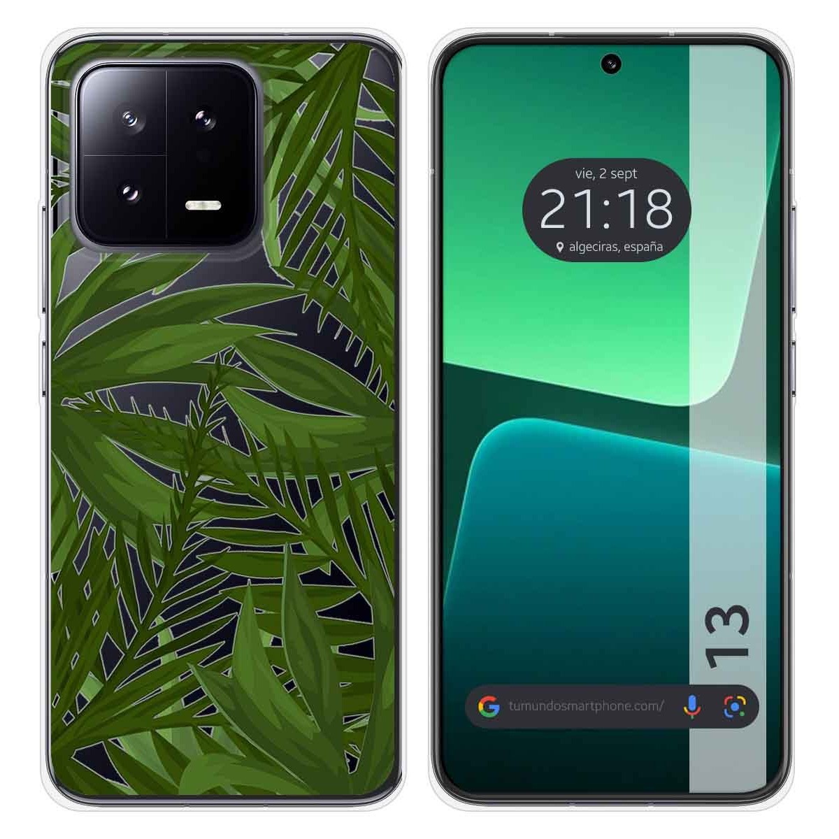 Funda Silicona Transparente compatible con Xiaomi 13 5G diseño Jungla Dibujos