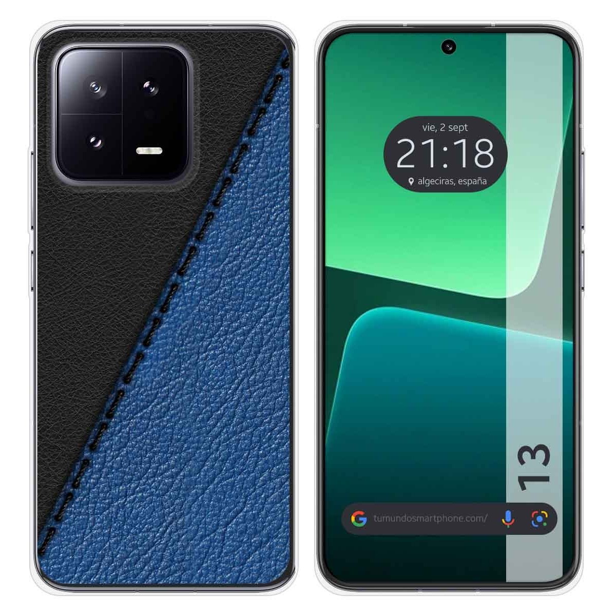 Funda Silicona compatible con Xiaomi 13 5G diseño Cuero 02 Dibujos