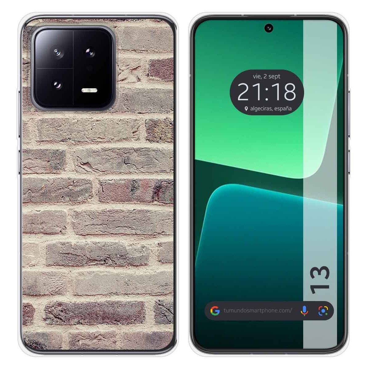 Funda Silicona compatible con Xiaomi 13 5G diseño Ladrillo 01 Dibujos