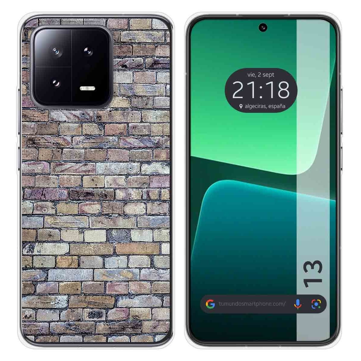 Funda Silicona compatible con Xiaomi 13 5G diseño Ladrillo 02 Dibujos