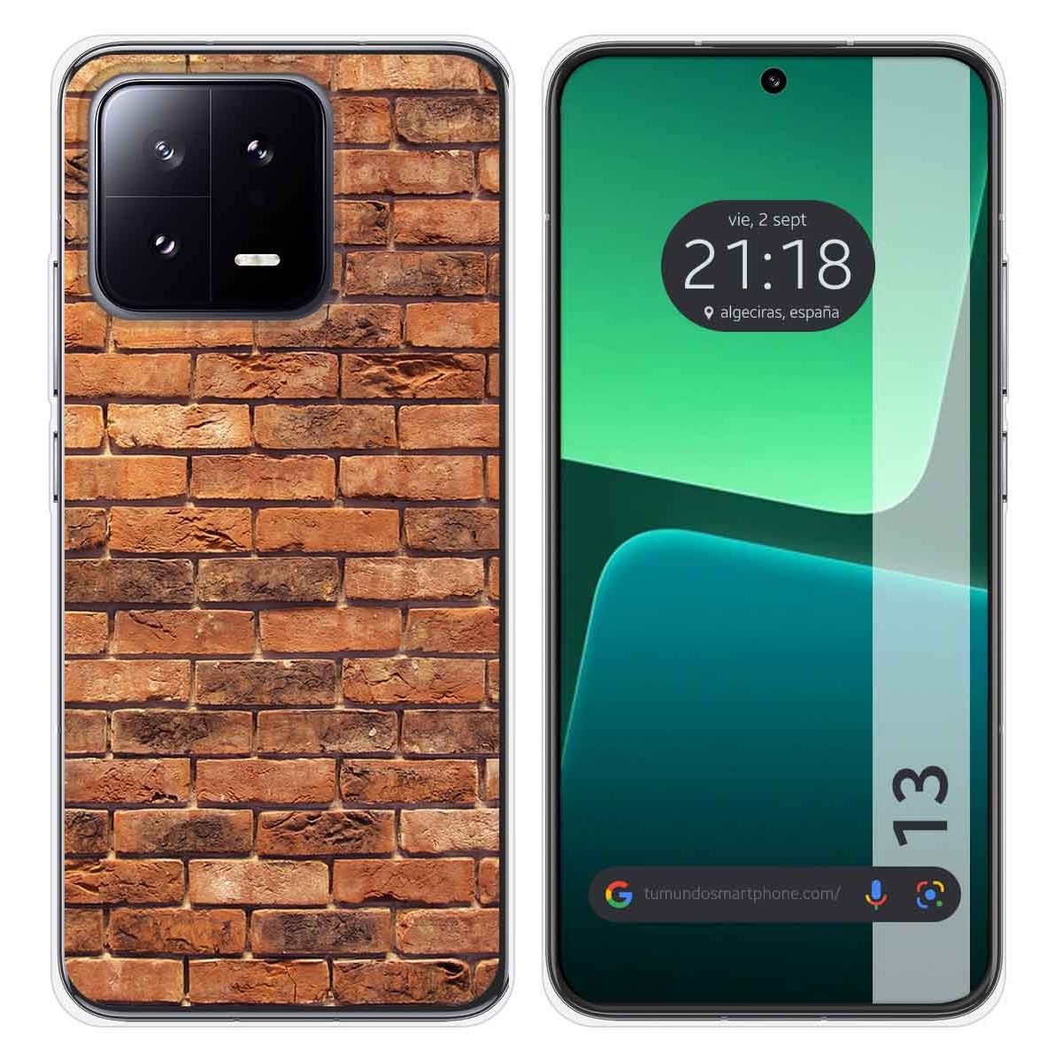 Funda Silicona compatible con Xiaomi 13 5G diseño Ladrillo 04 Dibujos