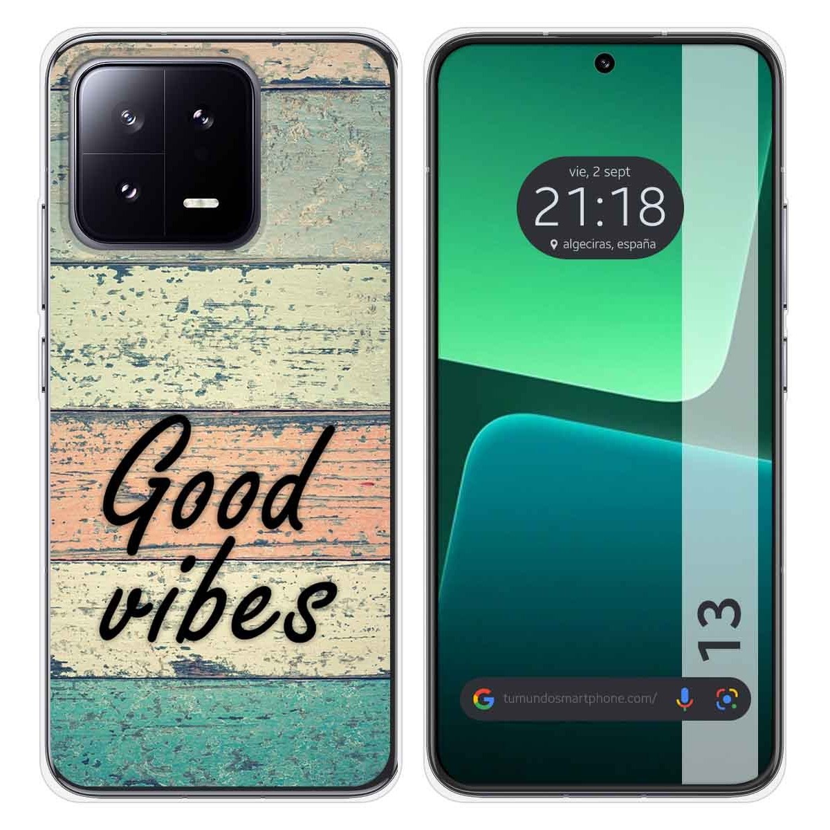 Funda Silicona compatible con Xiaomi 13 5G diseño Madera 01 Dibujos