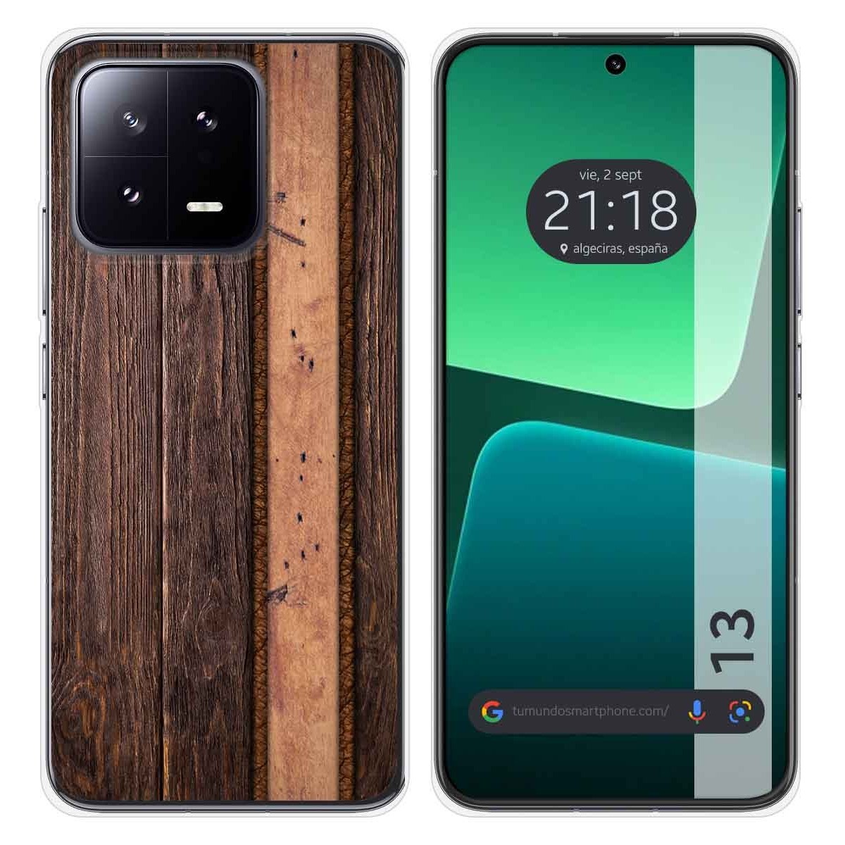 Funda Silicona compatible con Xiaomi 13 5G diseño Madera 05 Dibujos