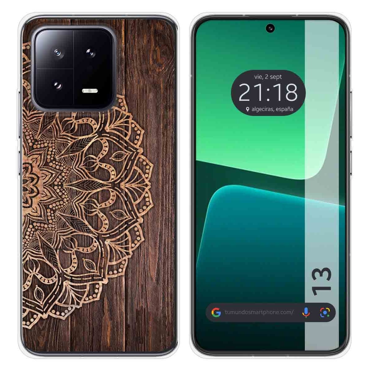 Funda Silicona compatible con Xiaomi 13 5G diseño Madera 06 Dibujos