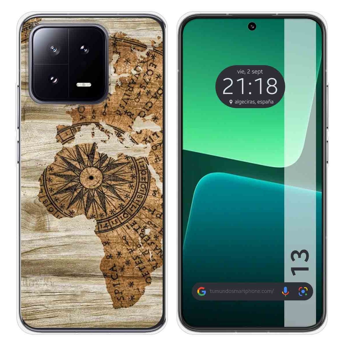 Funda Silicona compatible con Xiaomi 13 5G diseño Madera 07 Dibujos