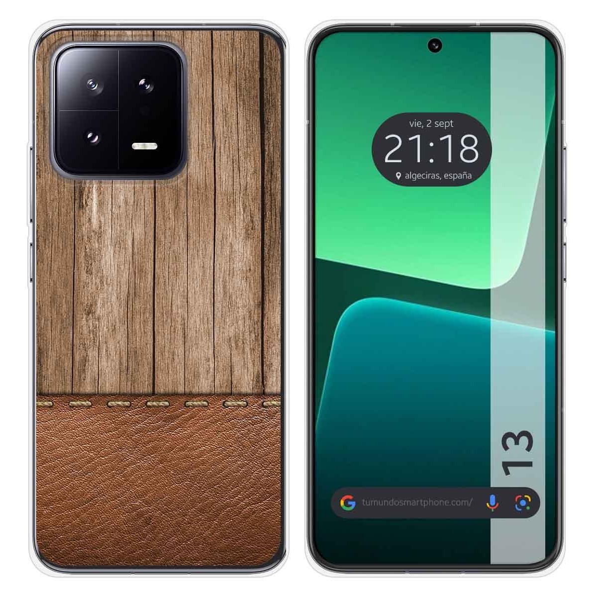 Funda Silicona compatible con Xiaomi 13 5G diseño Madera 09 Dibujos