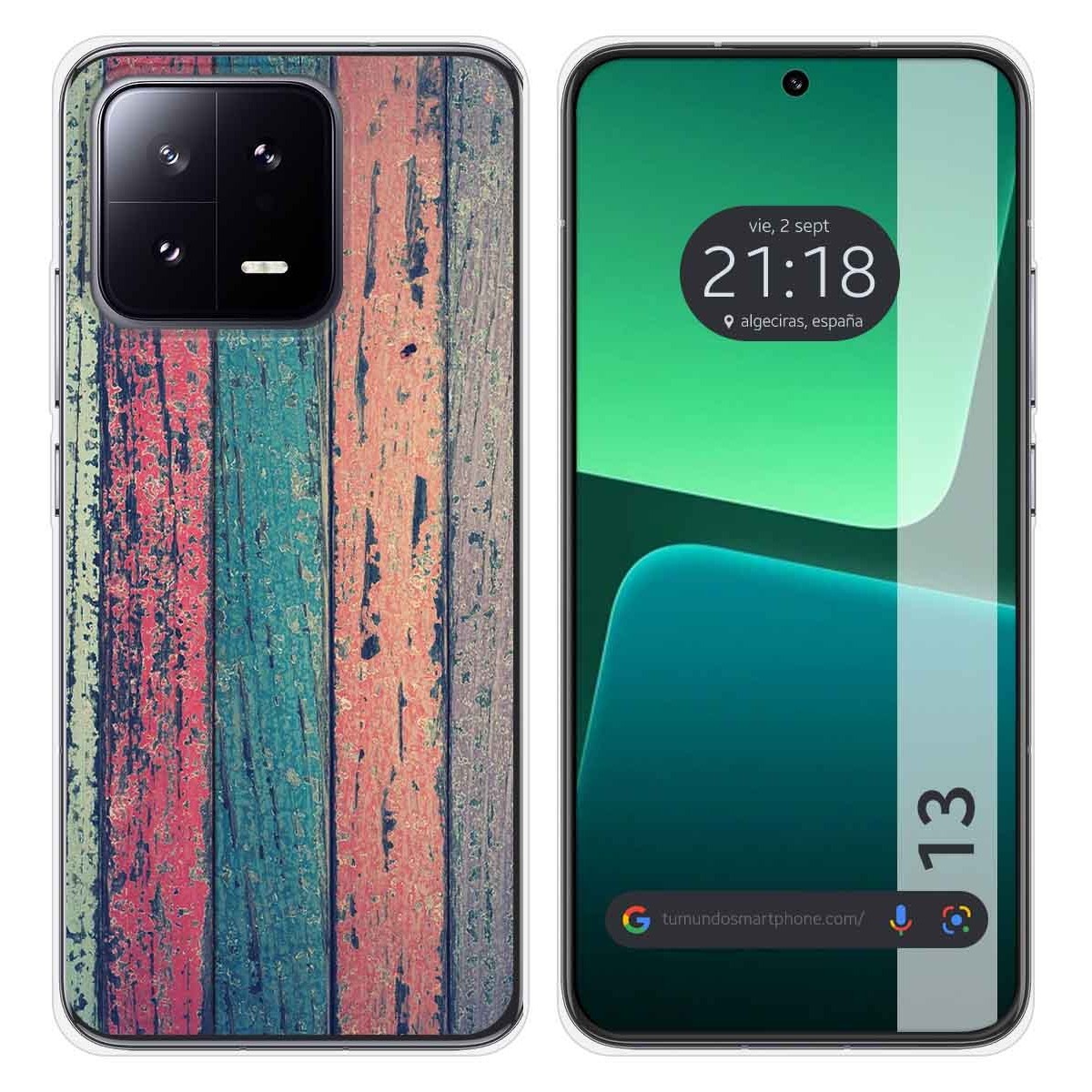 Funda Silicona compatible con Xiaomi 13 5G diseño Madera 10 Dibujos