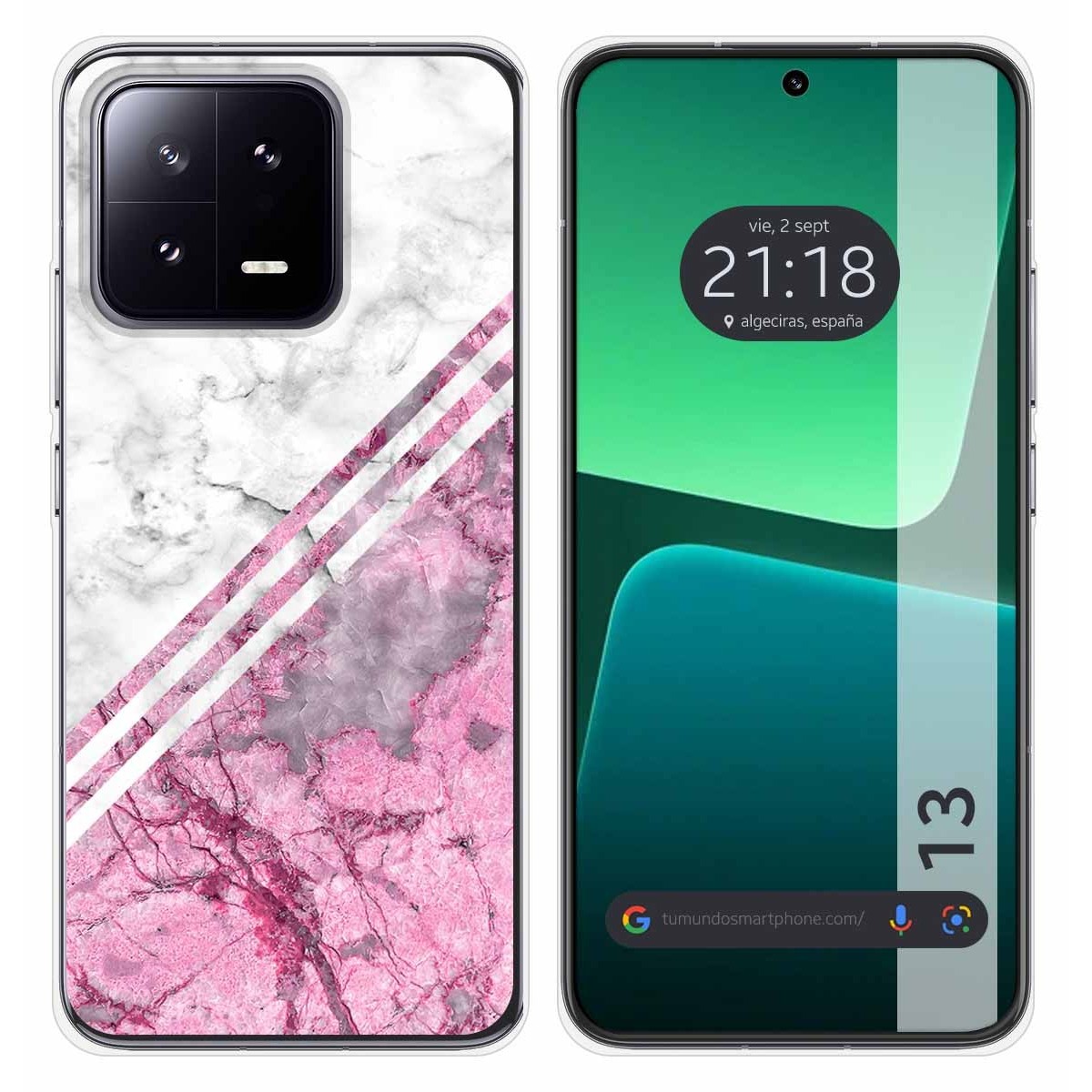 Funda Silicona compatible con Xiaomi 13 5G diseño Mármol 03 Dibujos