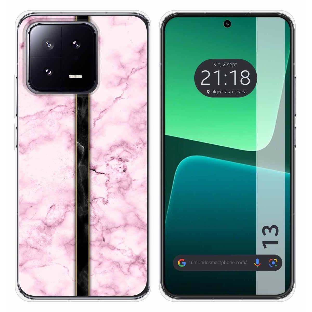 Funda Silicona compatible con Xiaomi 13 5G diseño Mármol 04 Dibujos