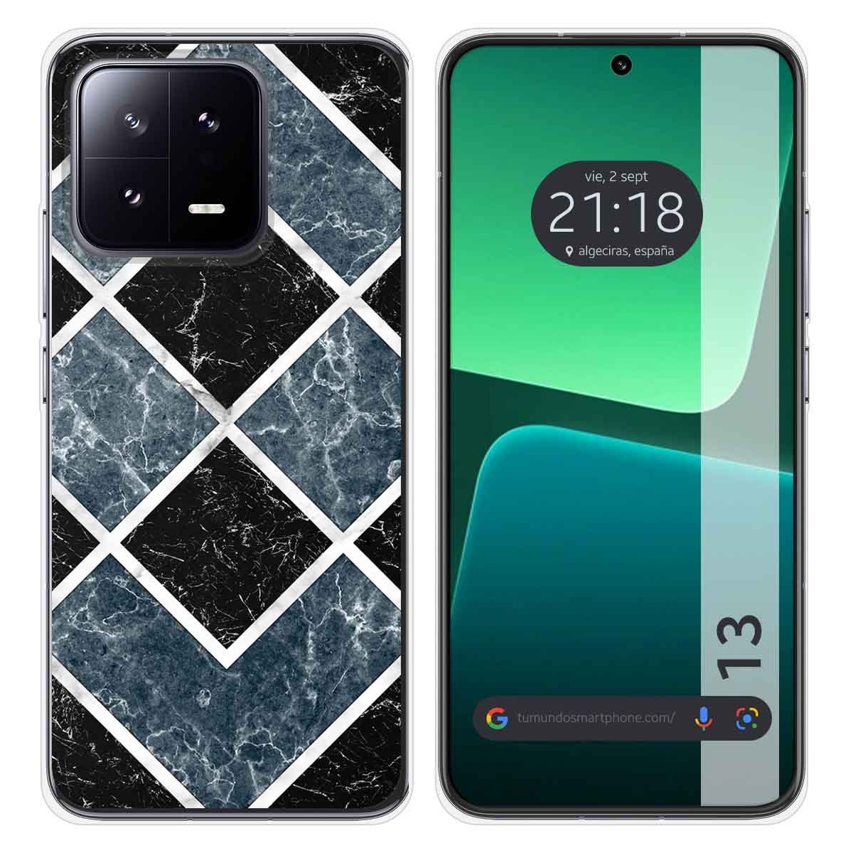 Funda Silicona compatible con Xiaomi 13 5G diseño Mármol 06 Dibujos