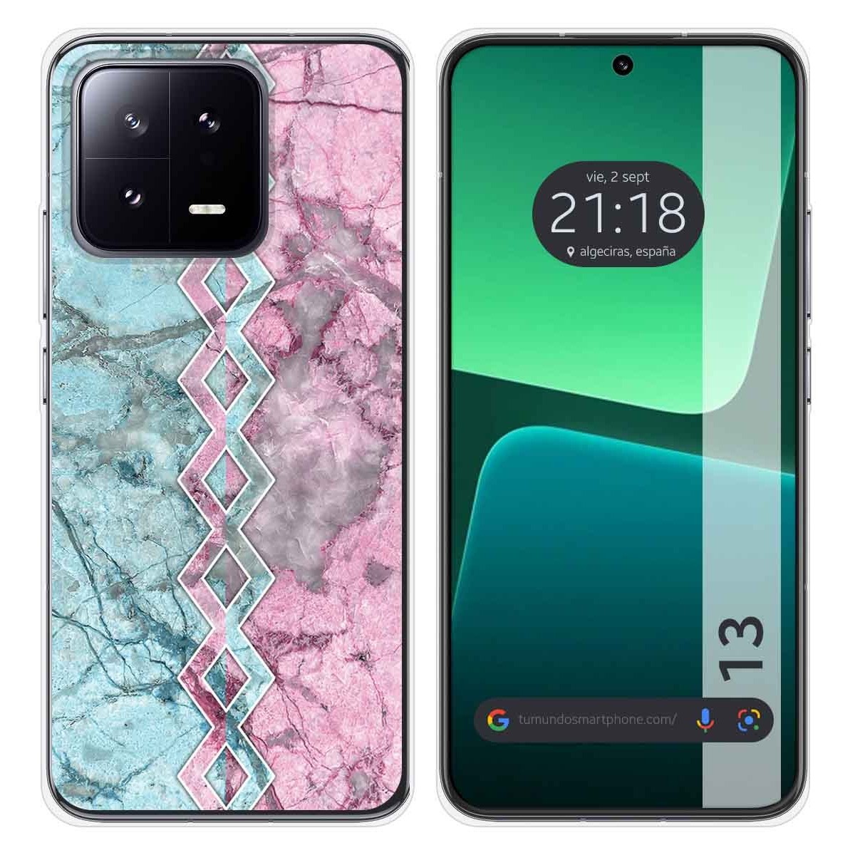 Funda Silicona compatible con Xiaomi 13 5G diseño Mármol 08 Dibujos