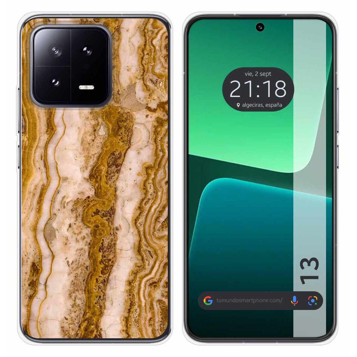 Funda Silicona compatible con Xiaomi 13 5G diseño Mármol 10 Dibujos