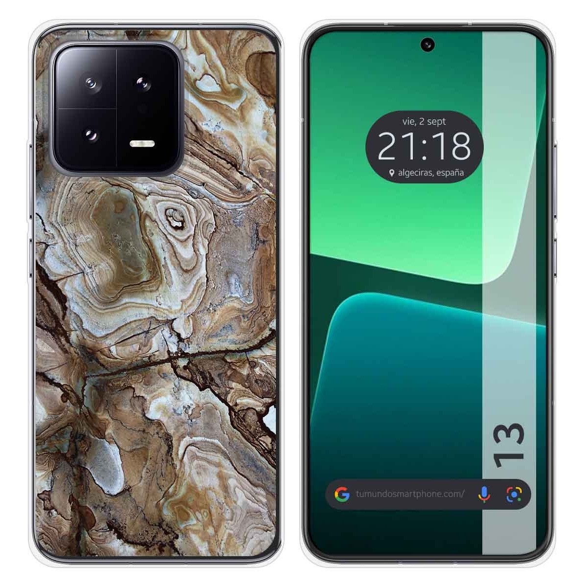 Funda Silicona compatible con Xiaomi 13 5G diseño Mármol 14 Dibujos