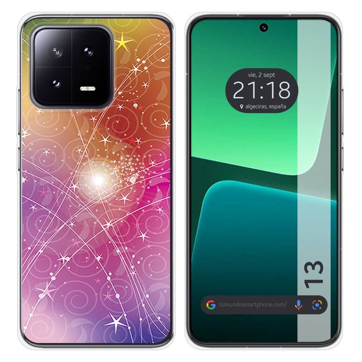 Funda Silicona compatible con Xiaomi 13 5G diseño Abstracto Dibujos