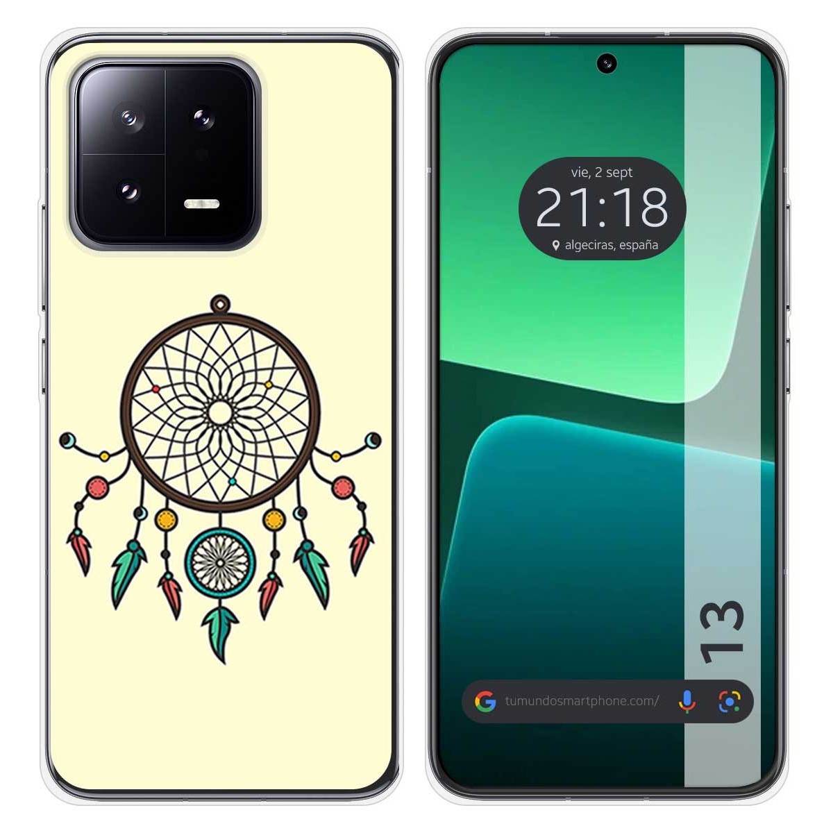 Funda Silicona compatible con Xiaomi 13 5G diseño Atrapasueños Dibujos