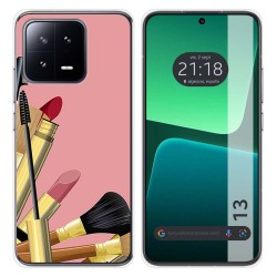 Funda Silicona compatible con Xiaomi 13 5G diseño Brochas Dibujos