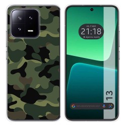 Funda Silicona compatible con Xiaomi 13 5G diseño Camuflaje Dibujos