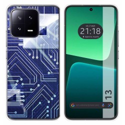 Funda Silicona compatible con Xiaomi 13 5G diseño Circuito Dibujos