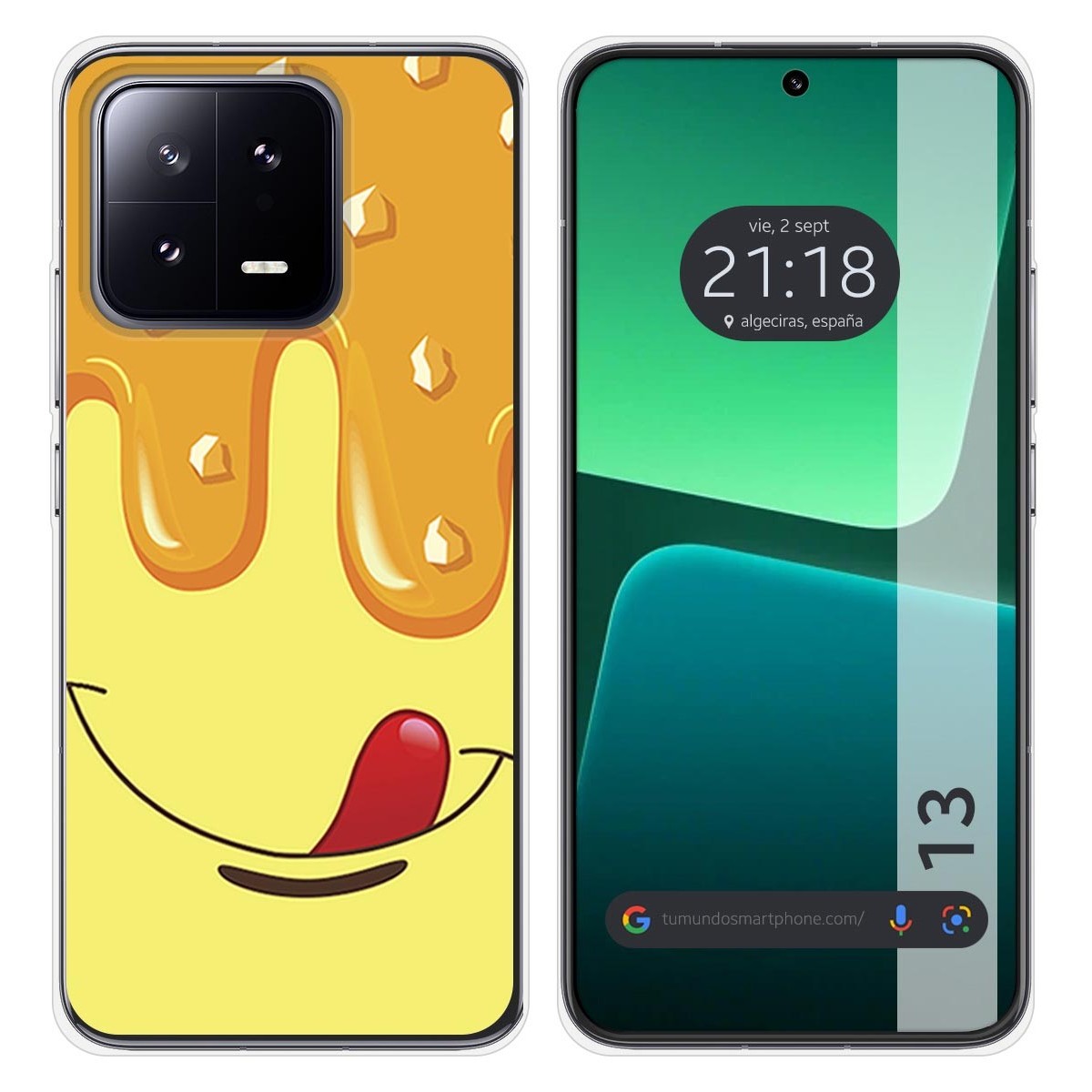 Funda Silicona compatible con Xiaomi 13 5G diseño Helado Vainilla Dibujos