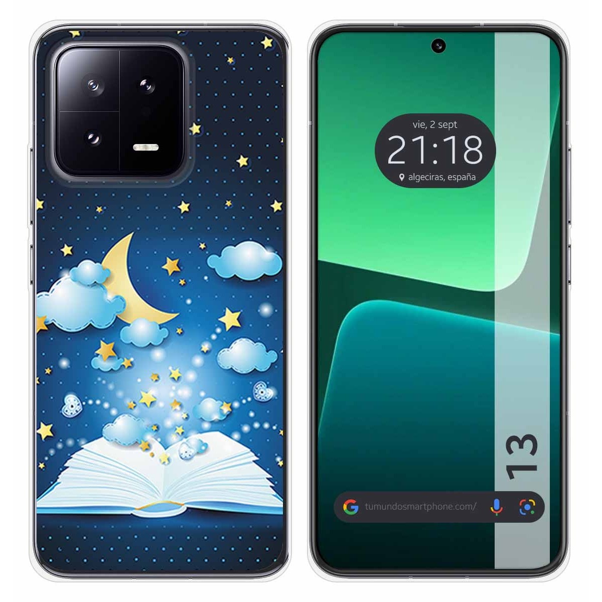Funda Silicona compatible con Xiaomi 13 5G diseño Libro Cuentos Dibujos
