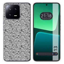 Funda Silicona compatible con Xiaomi 13 5G diseño Letras Dibujos