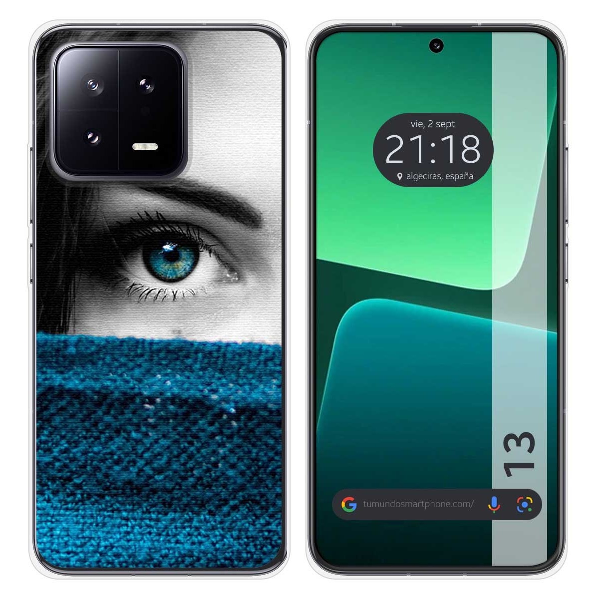 Funda Silicona compatible con Xiaomi 13 5G diseño Ojo Dibujos