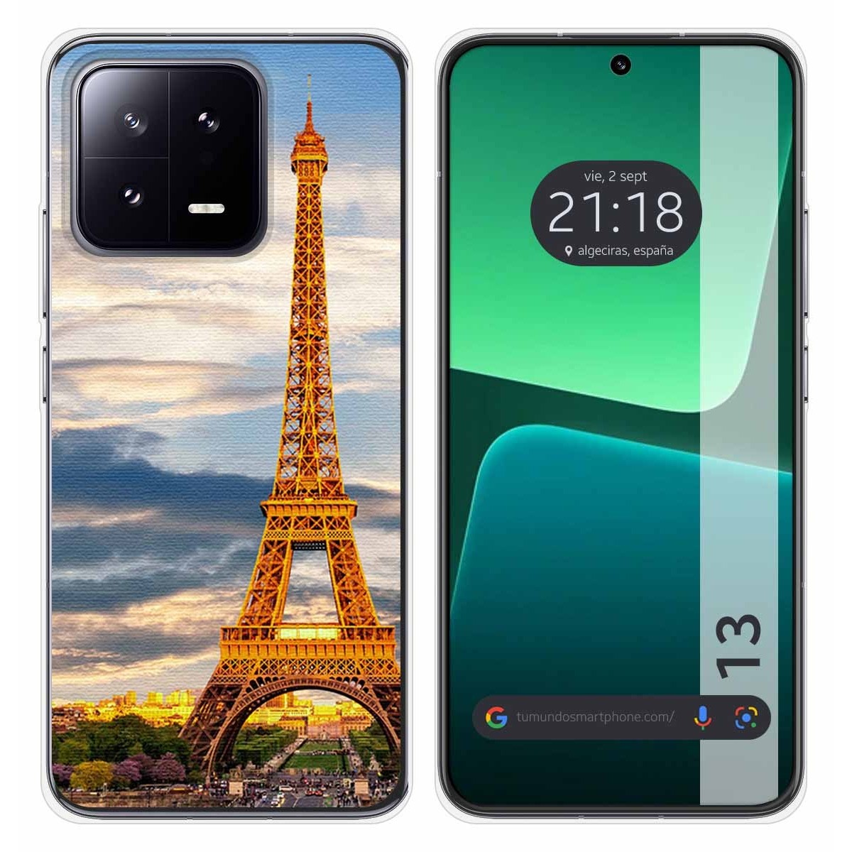 Funda Silicona compatible con Xiaomi 13 5G diseño Paris Dibujos
