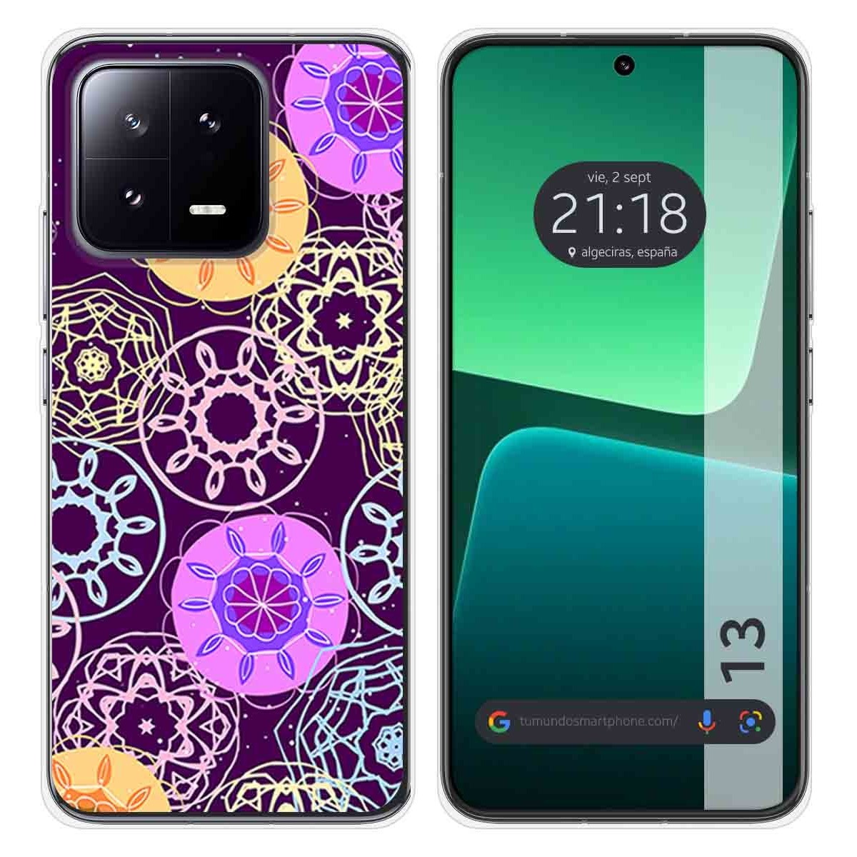 Funda Silicona compatible con Xiaomi 13 5G diseño Radial Dibujos